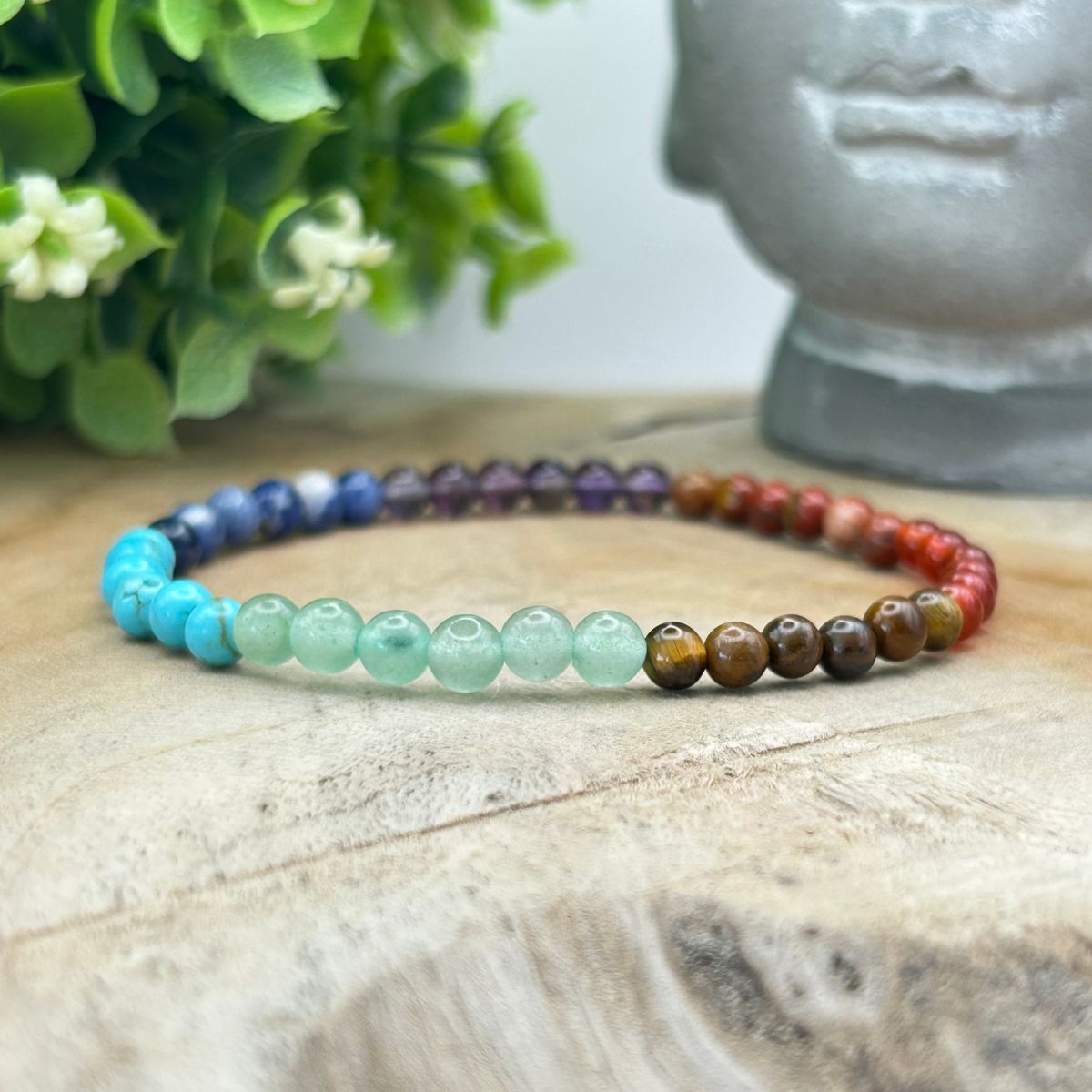 Bracelet 4mm - 7 Chakras