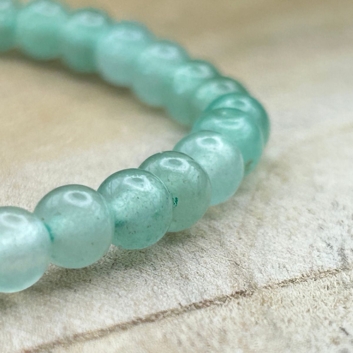 Bracelet 4mm - Aventurine verte