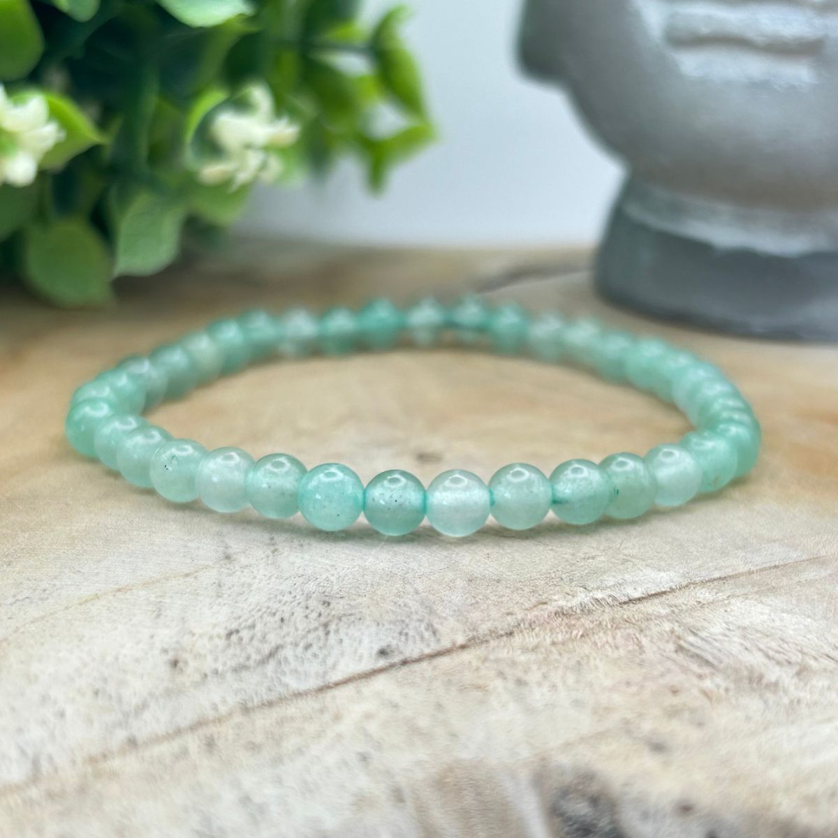 Bracelet 4mm - Aventurine verte