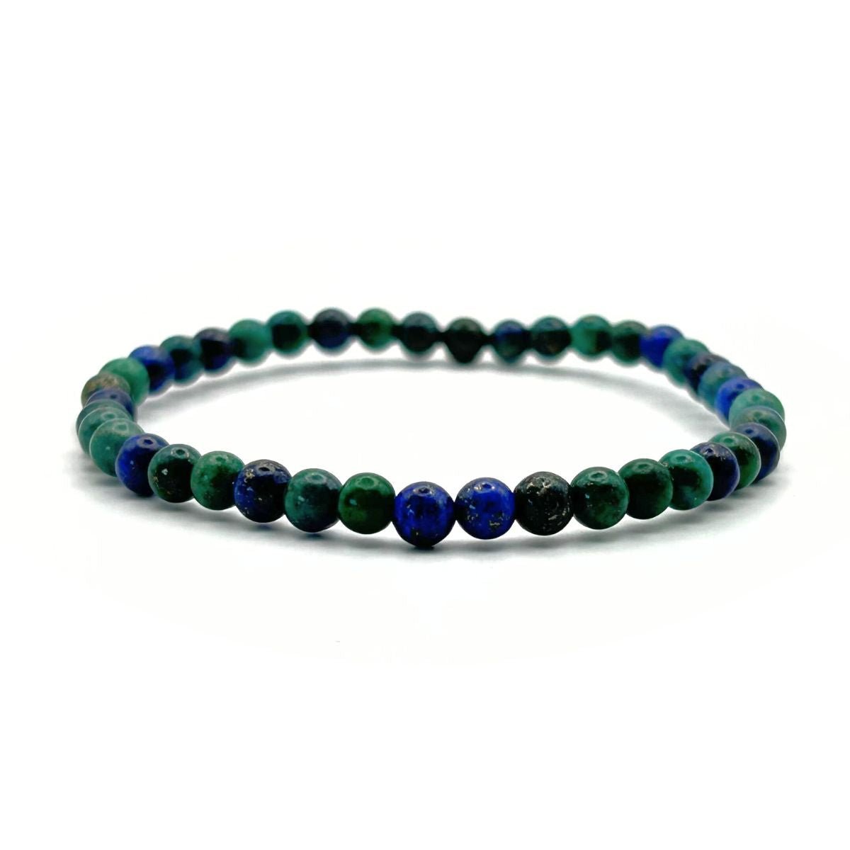 Bracelet 4mm - Azurite & Malachite