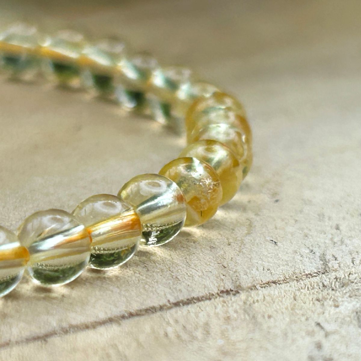 Bracelet 4mm - Citrine Naturelle AA