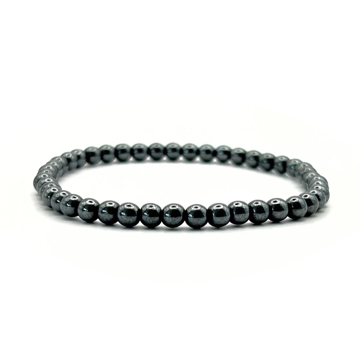 Bracelet 4mm - Hématite