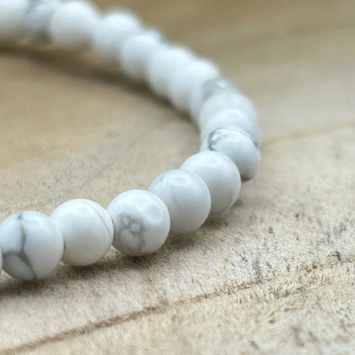 Bracelet 4mm - Howlite