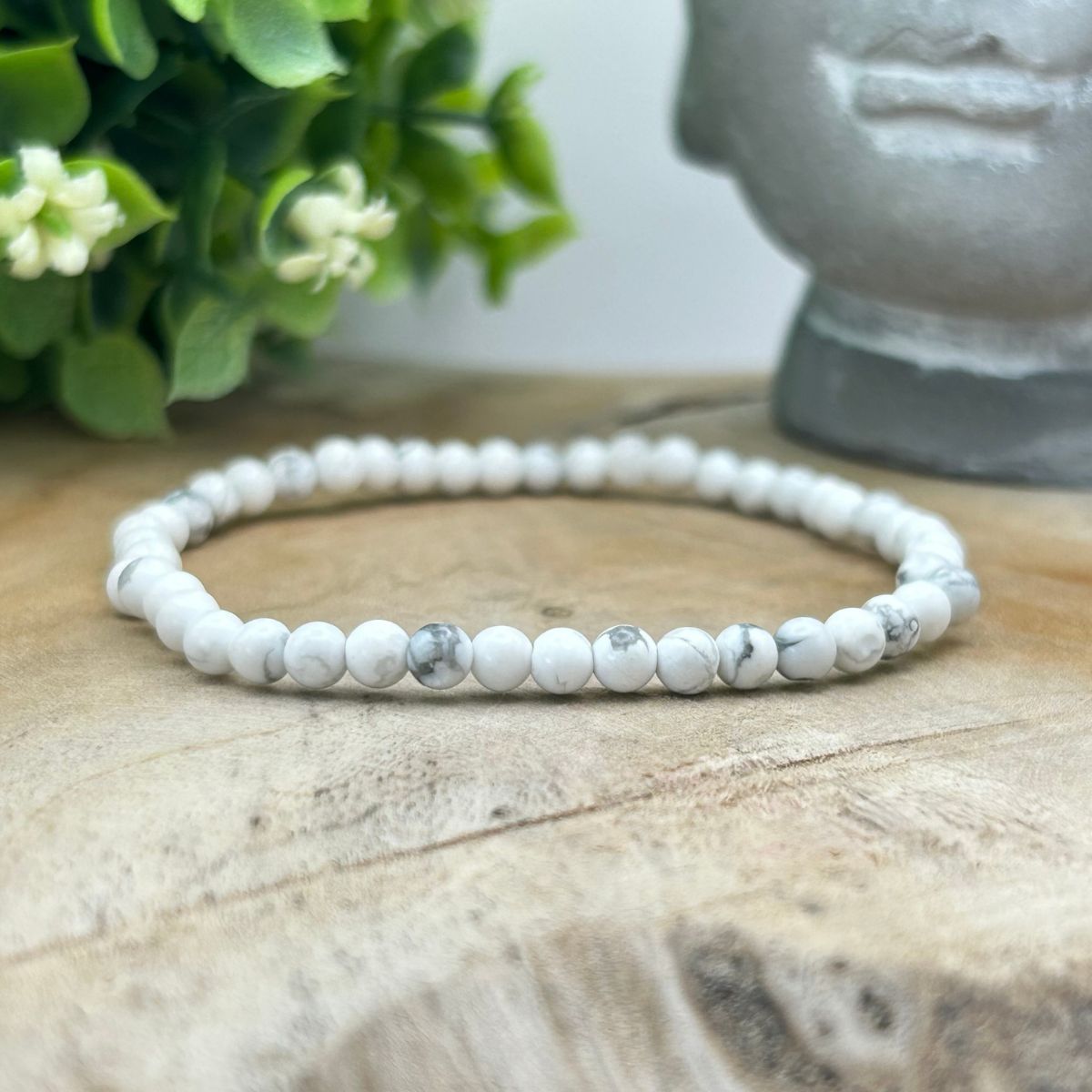 Bracelet 4mm - Howlite