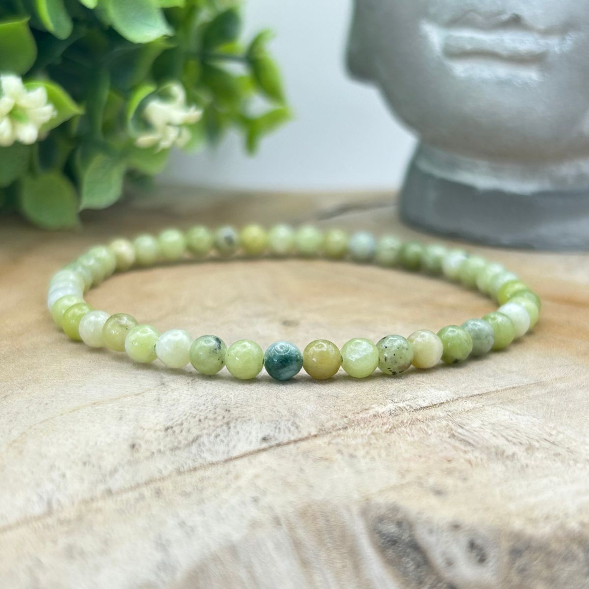 Bracelet 4mm - Jade Néphrite