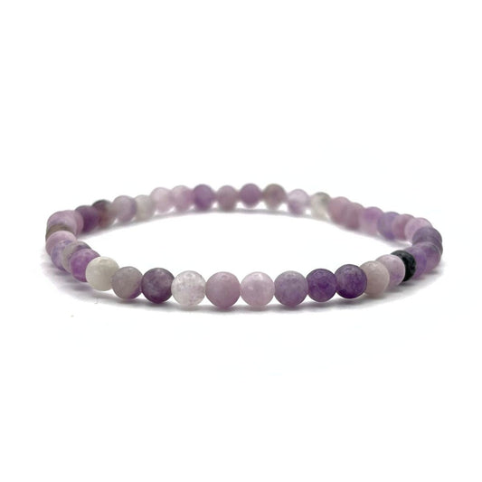 Bracelet 4mm - Lépidolite