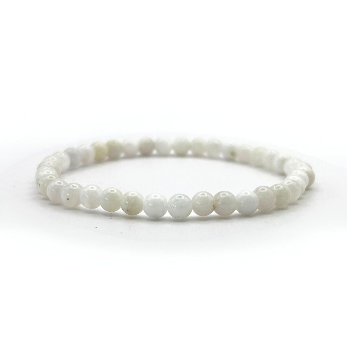 Bracelet 4mm - Pierre de Lune Blanche