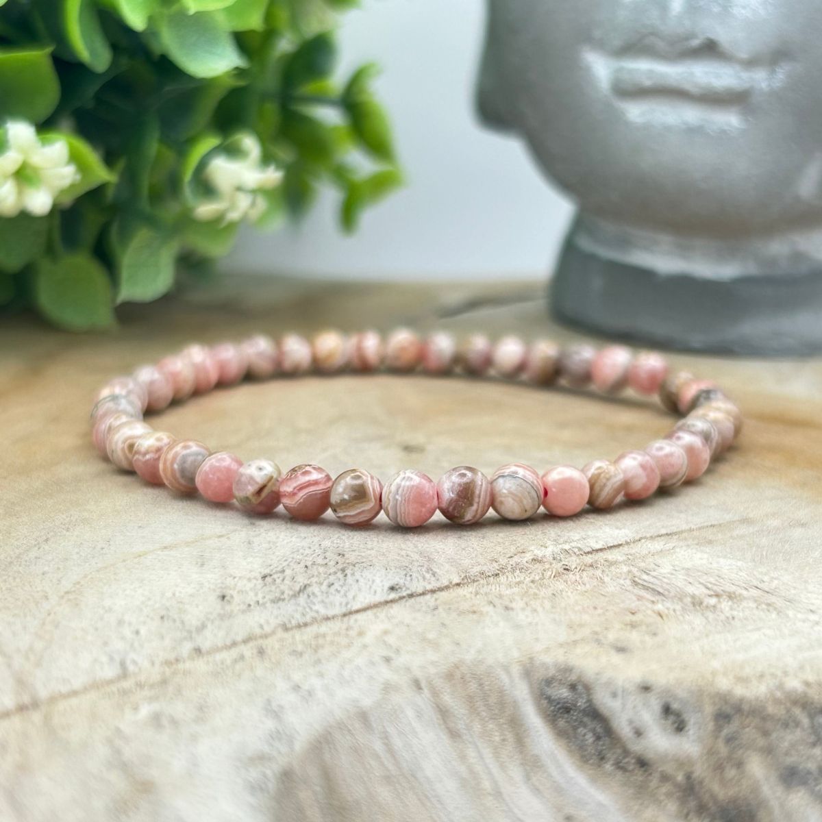 Bracelet 4mm - Rhodochrosite Argentine