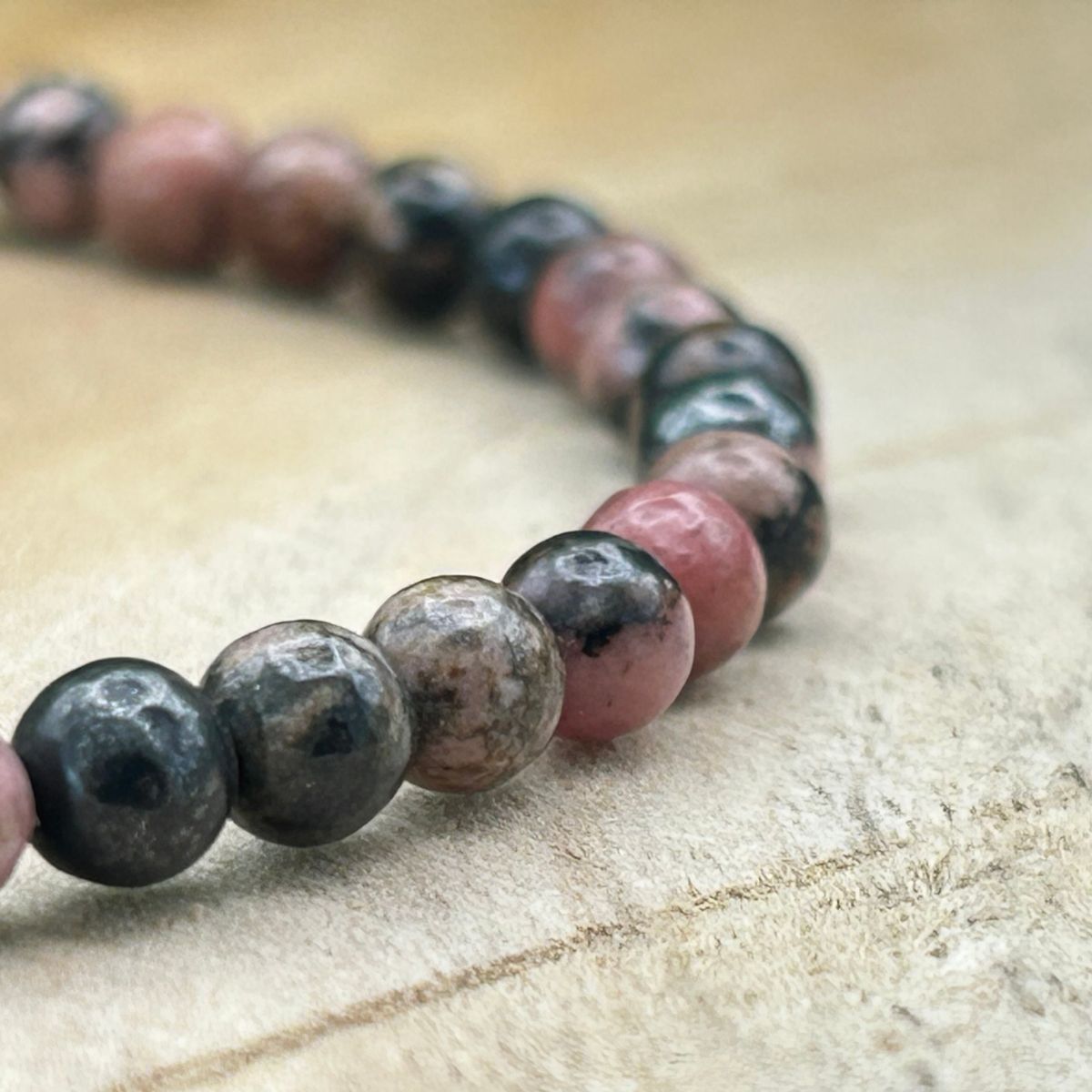 Bracelet 4mm - Rhodonite