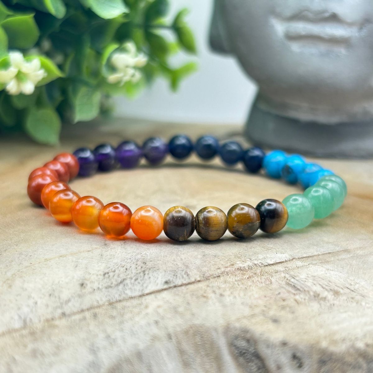 Bracelet 6mm - 7 Chakras