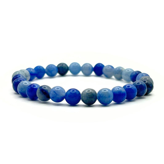 Bracelet 6mm - Aventurine Bleue