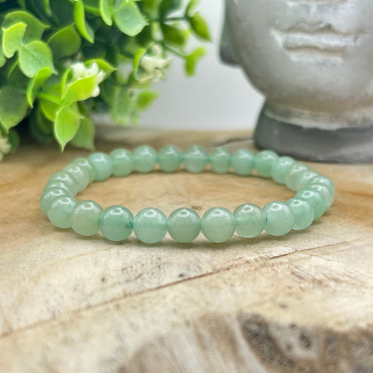 Bracelet 6mm - Aventurine Verte