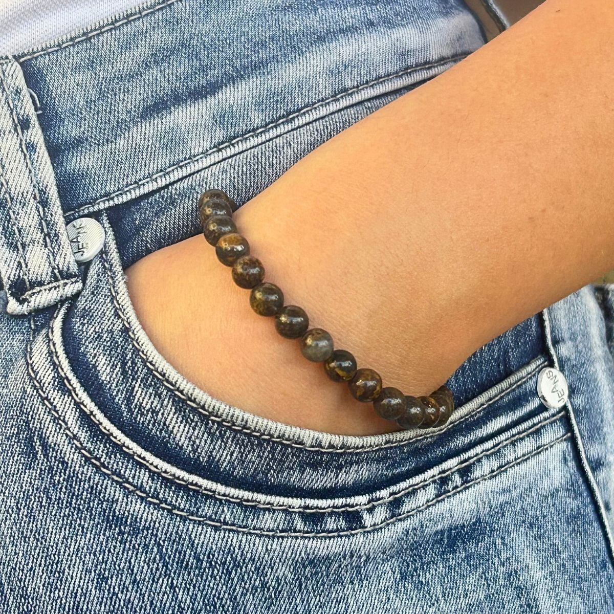 Bracelet 6mm - Bronzite