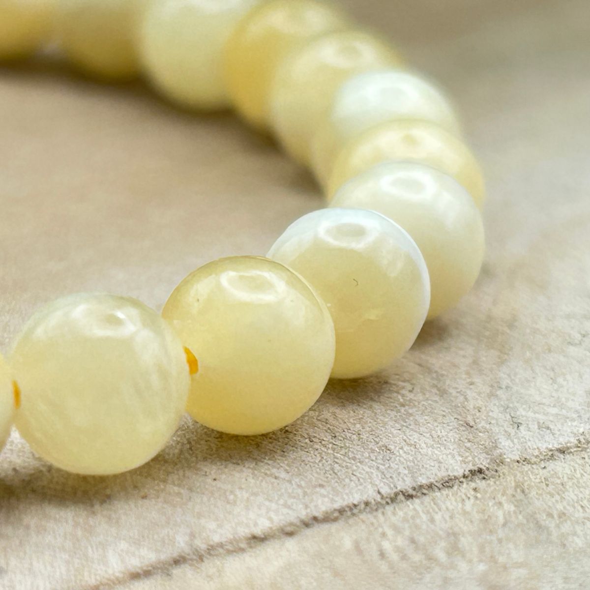 Bracelet 6mm - Calcite Orange