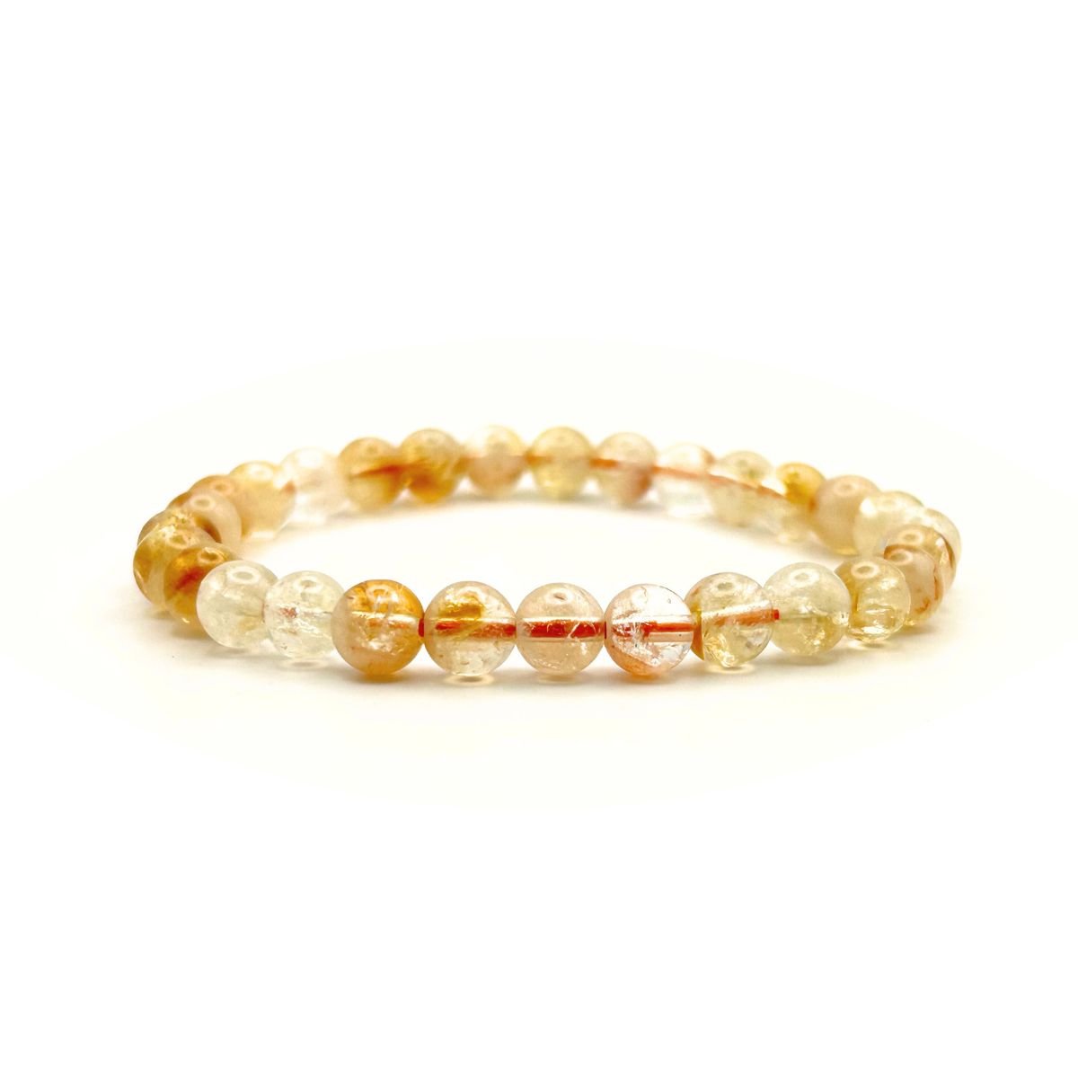 Bracelet 6mm - Citrine Chauffée