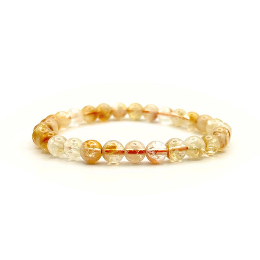 Bracelet 6mm - Citrine Chauffée