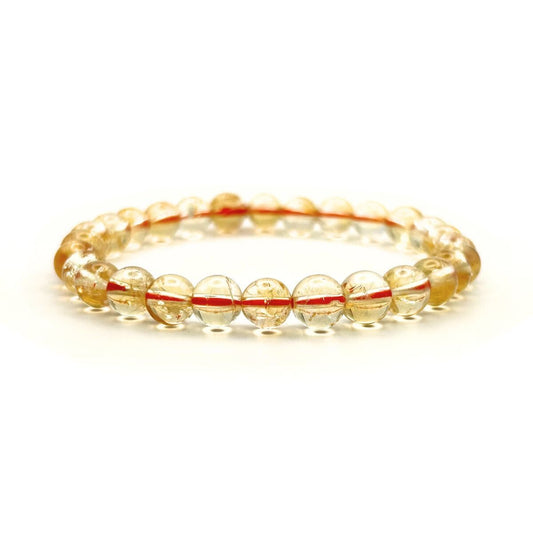 Bracelet 6mm - Citrine Naturelle AA