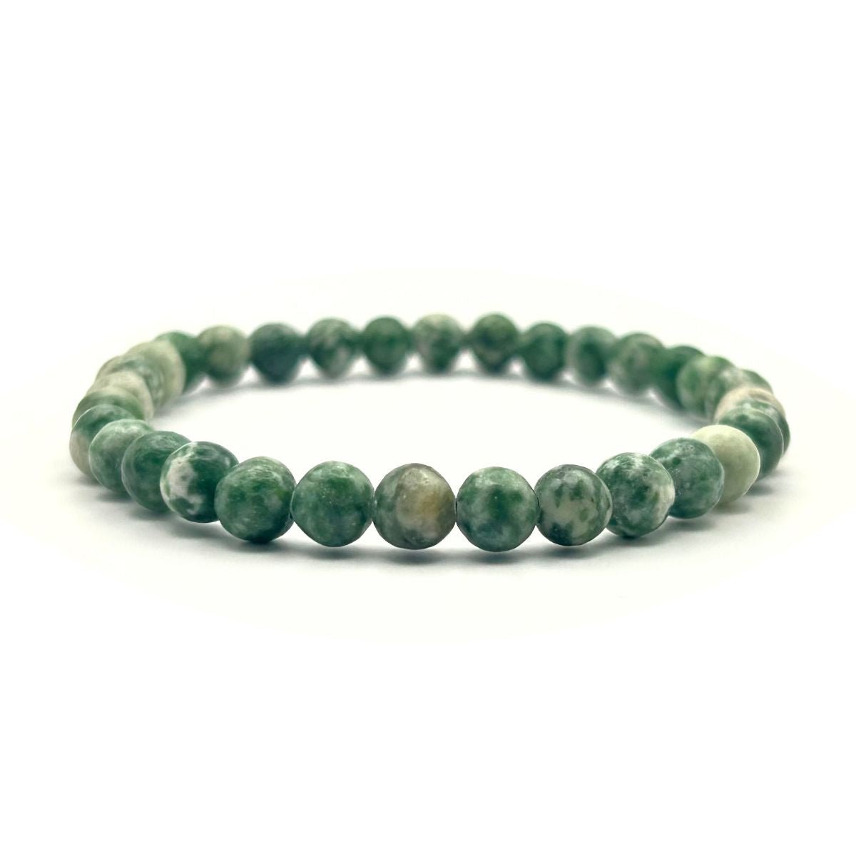 Bracelet 6mm - Jade Verte