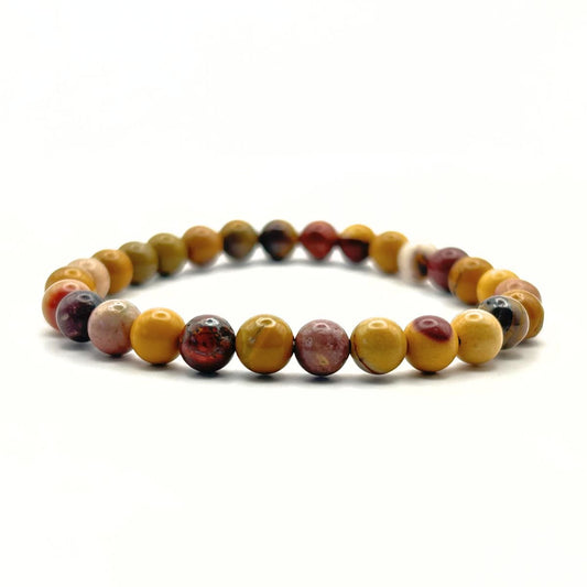 Bracelet 6mm - Jaspe Mokaite