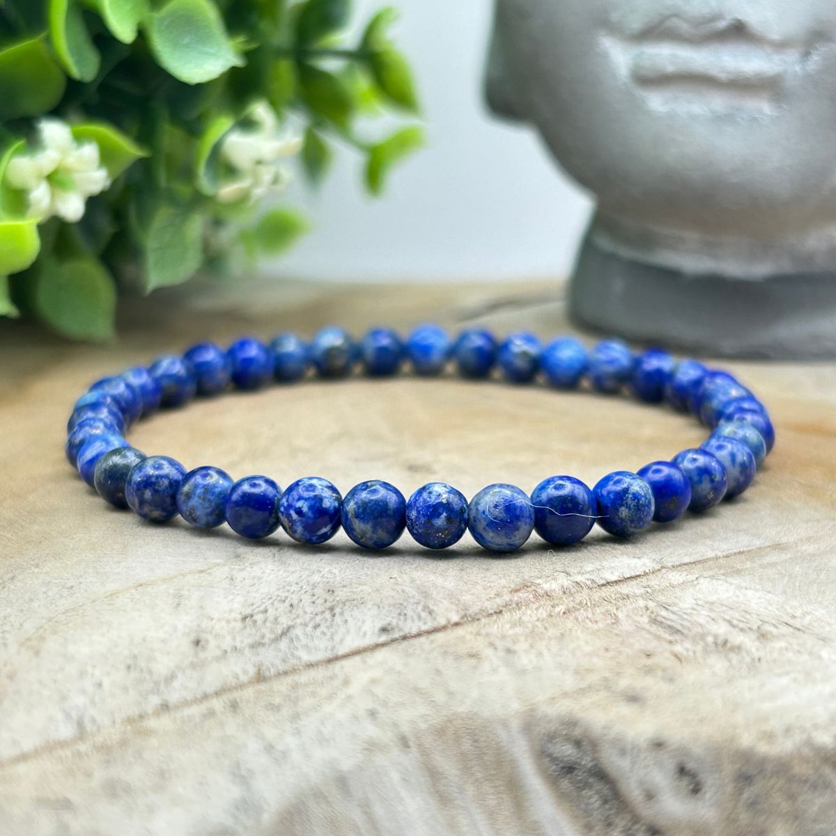 Bracelet 6mm - Lapis-Lazuli