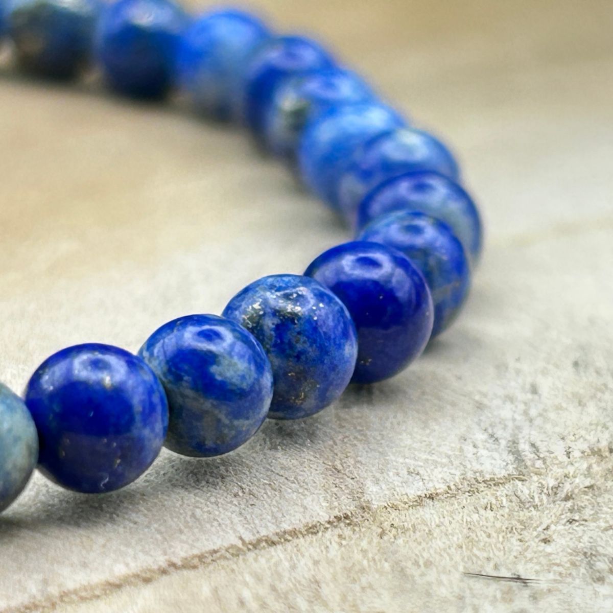 Bracelet 6mm - Lapis-Lazuli