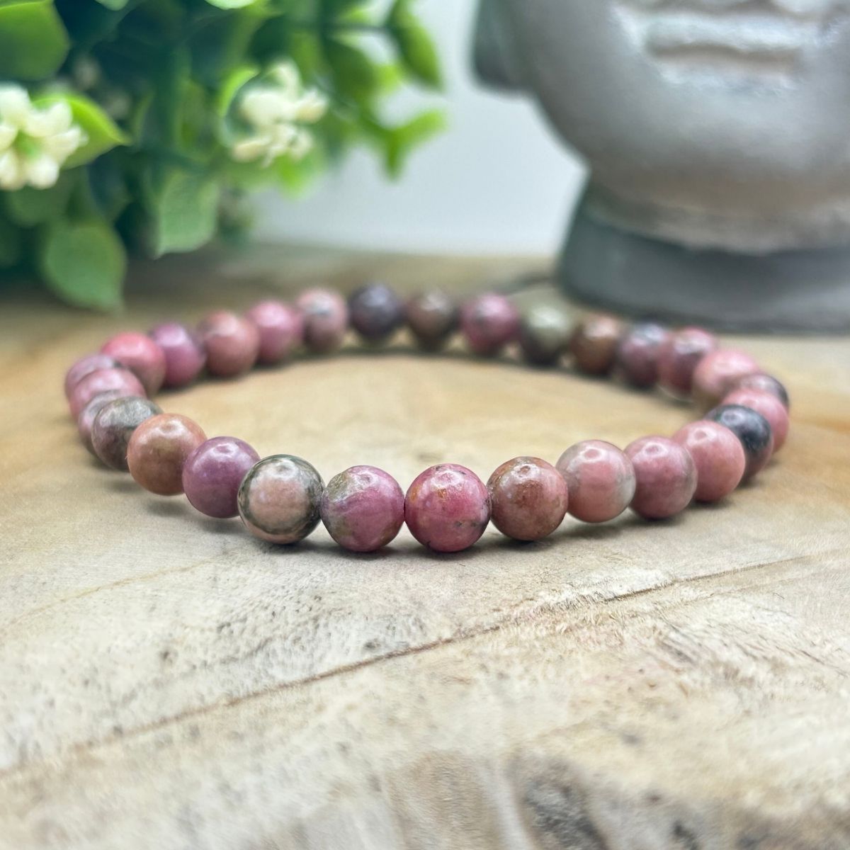 Bracelet 6mm - Rhodonite