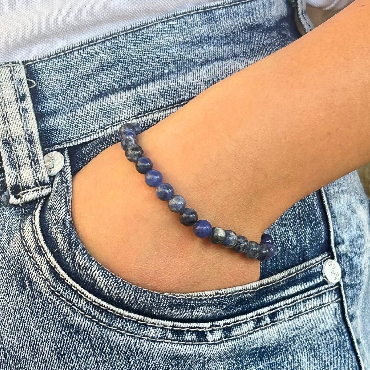 Bracelet 6mm - Sodalite