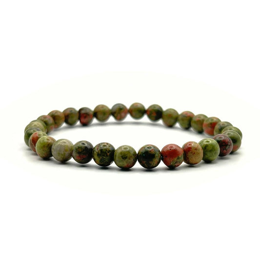 Bracelet 6mm - Unakite