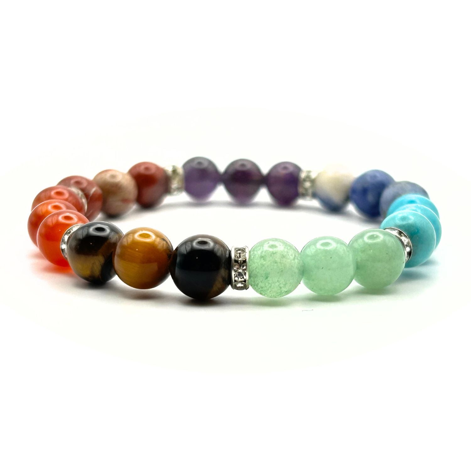 Bracelet 8mm - 7 Chakras S