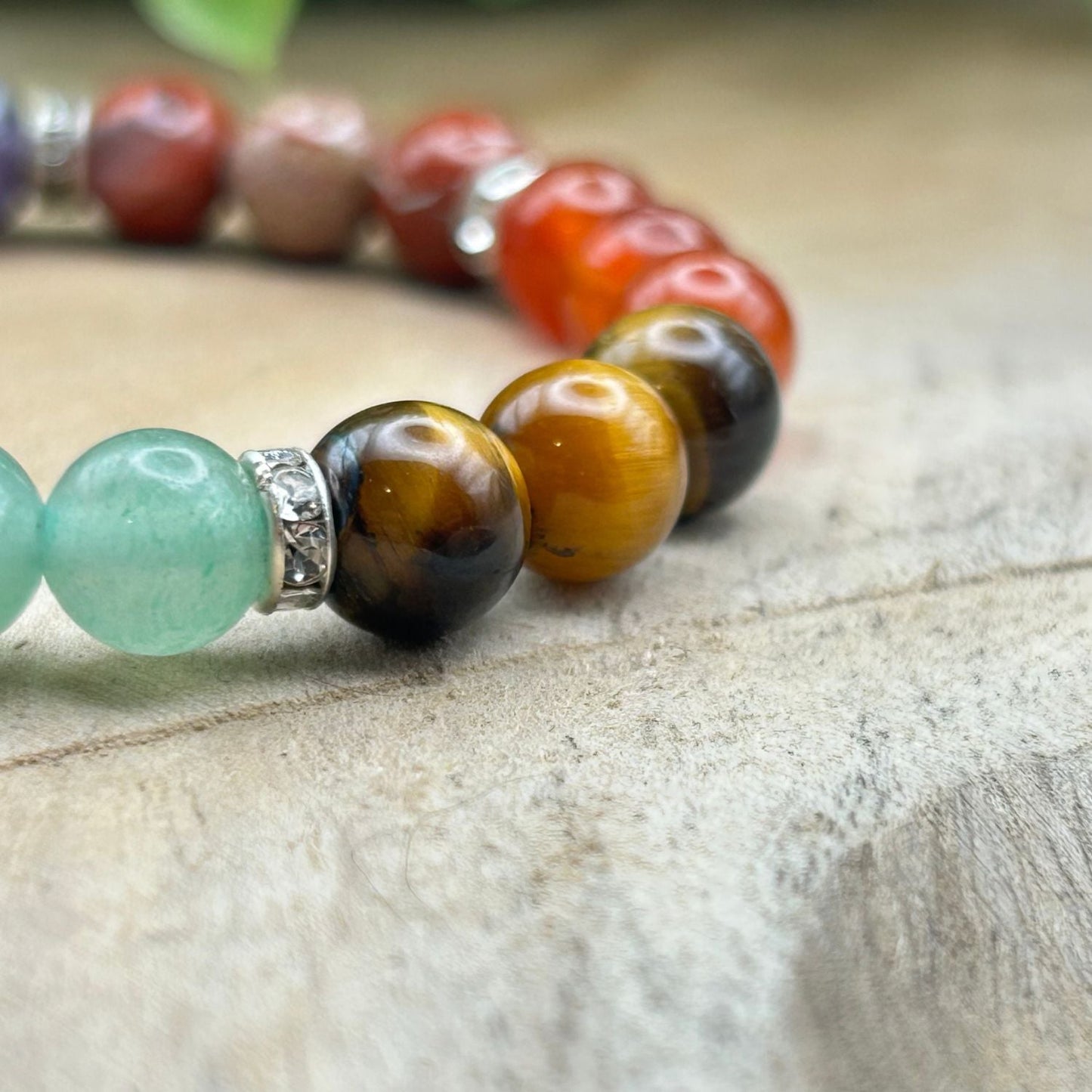 Bracelet 8mm - 7 Chakras S