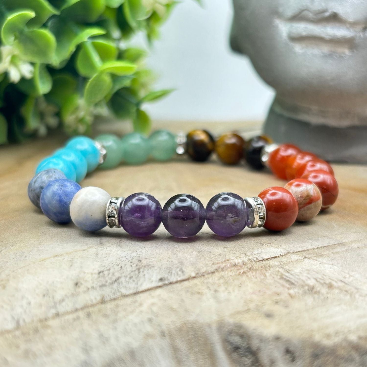 Bracelet 8mm - 7 Chakras S