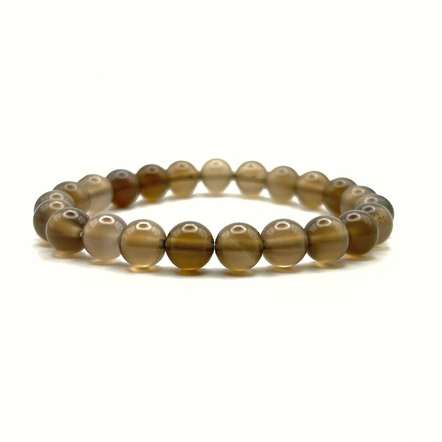 Bracelet 8mm - Agate Grise