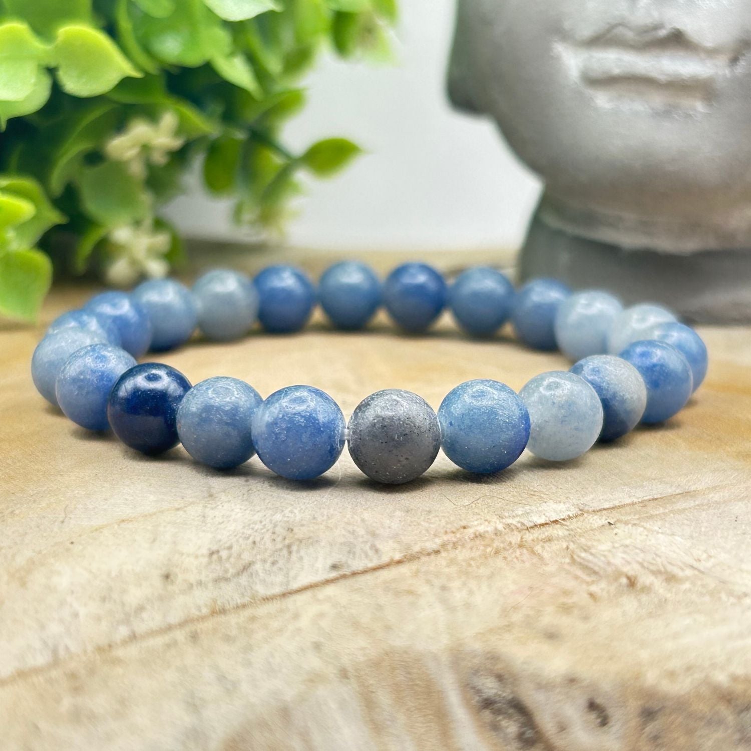 Bracelet 8mm - Aventurine bleue