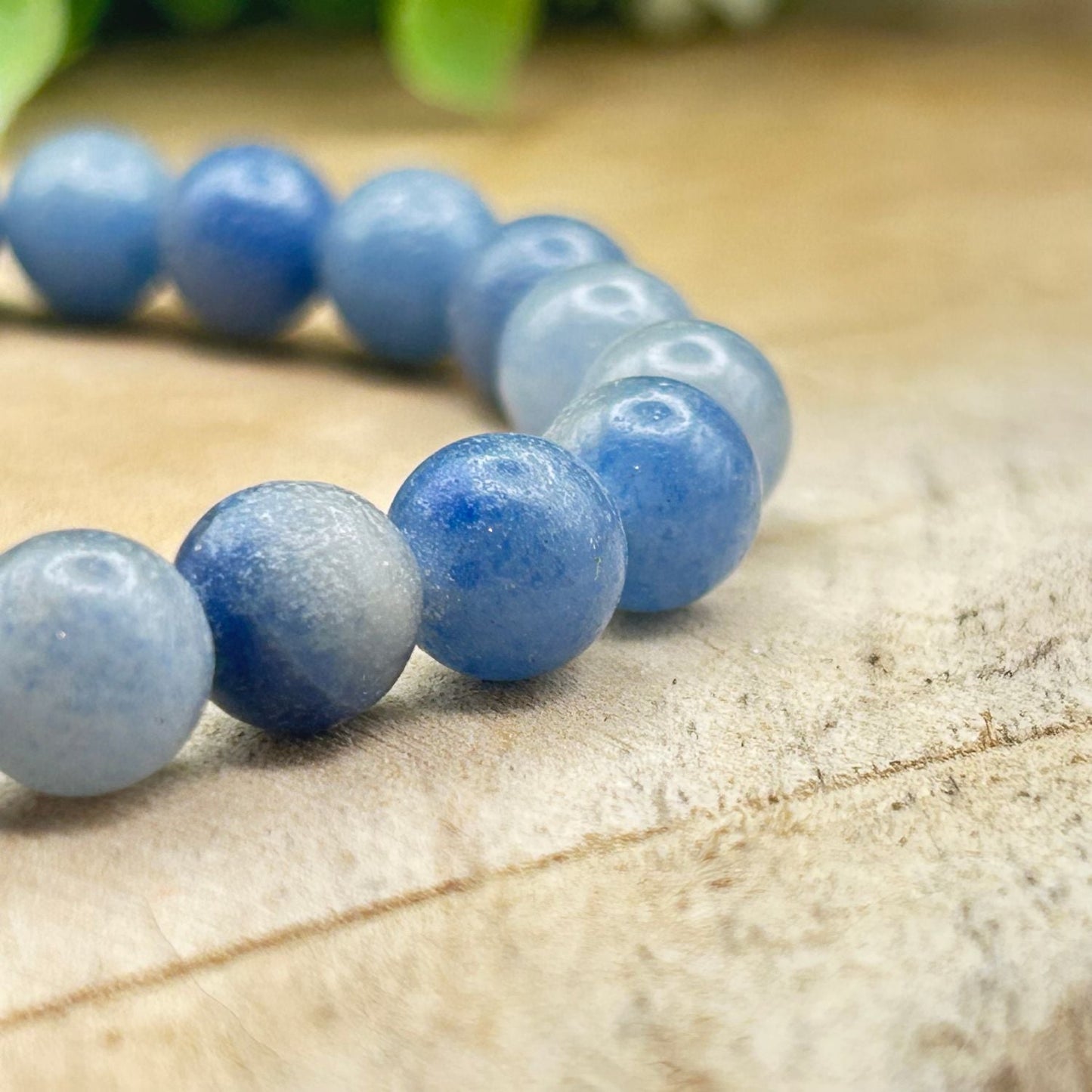 Bracelet 8mm - Aventurine bleue