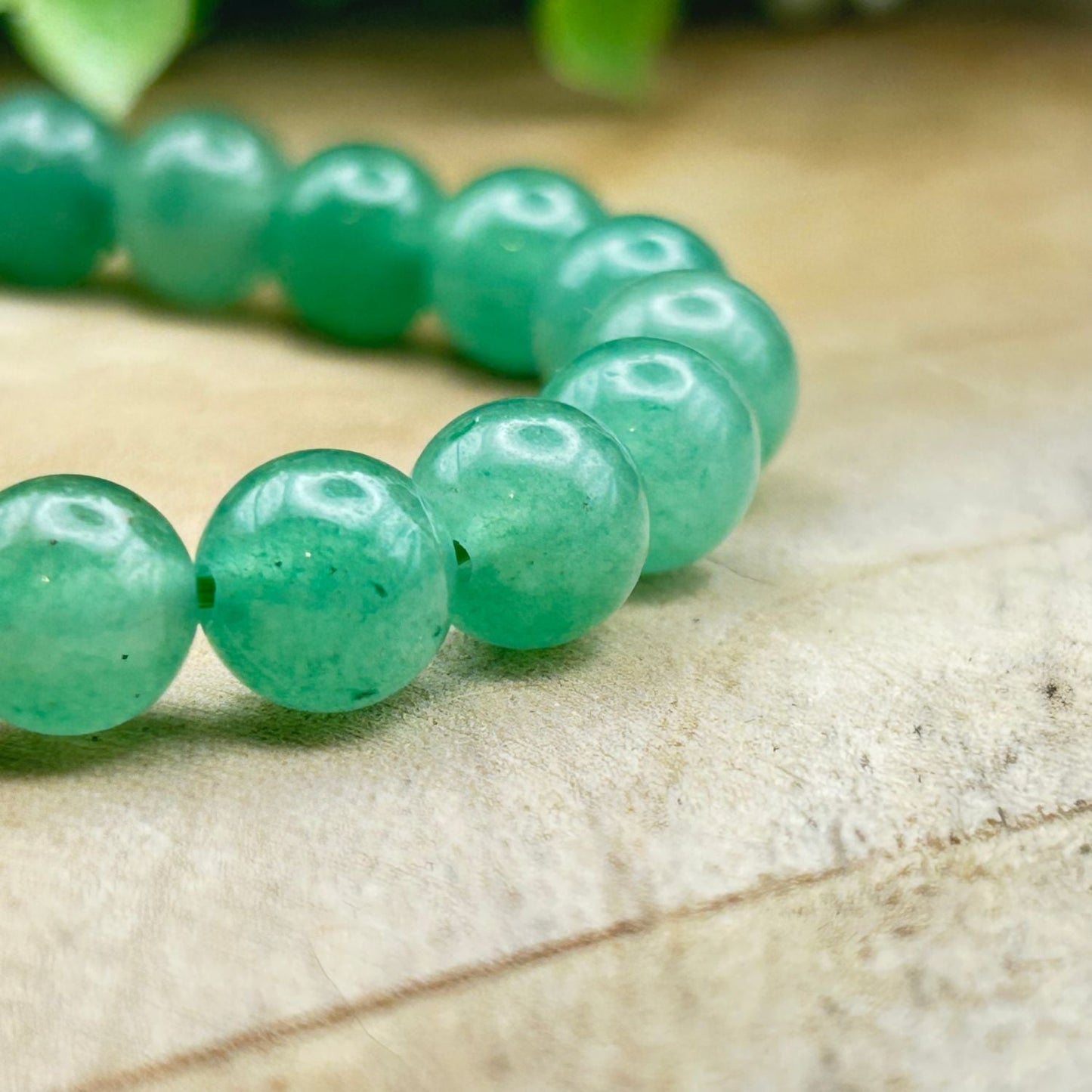 Bracelet 8mm - Aventurine Verte