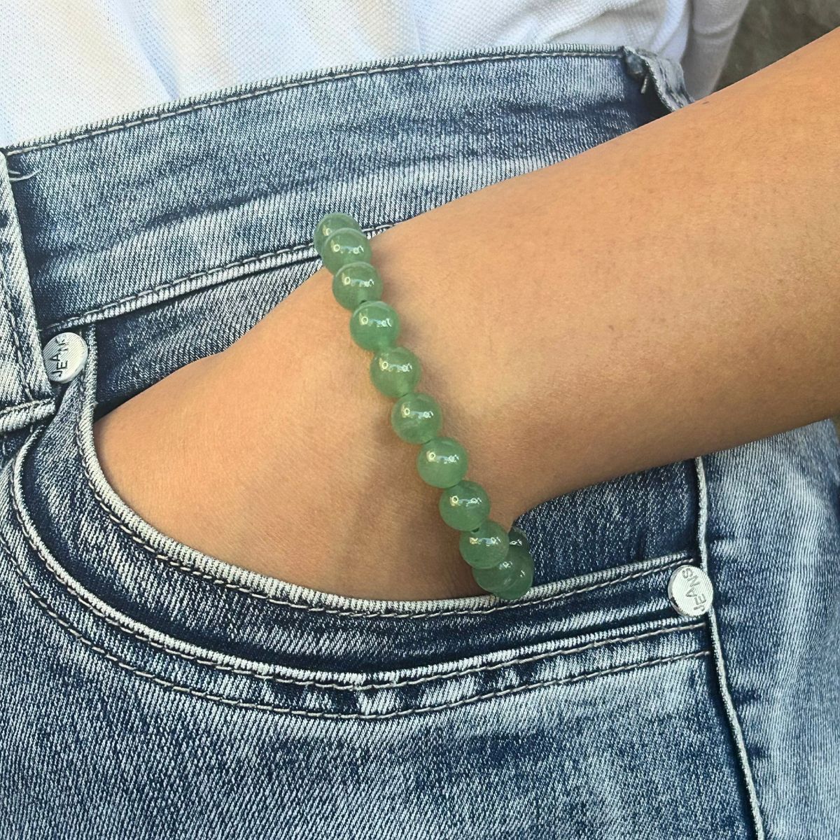 Bracelet 8mm - Aventurine Verte