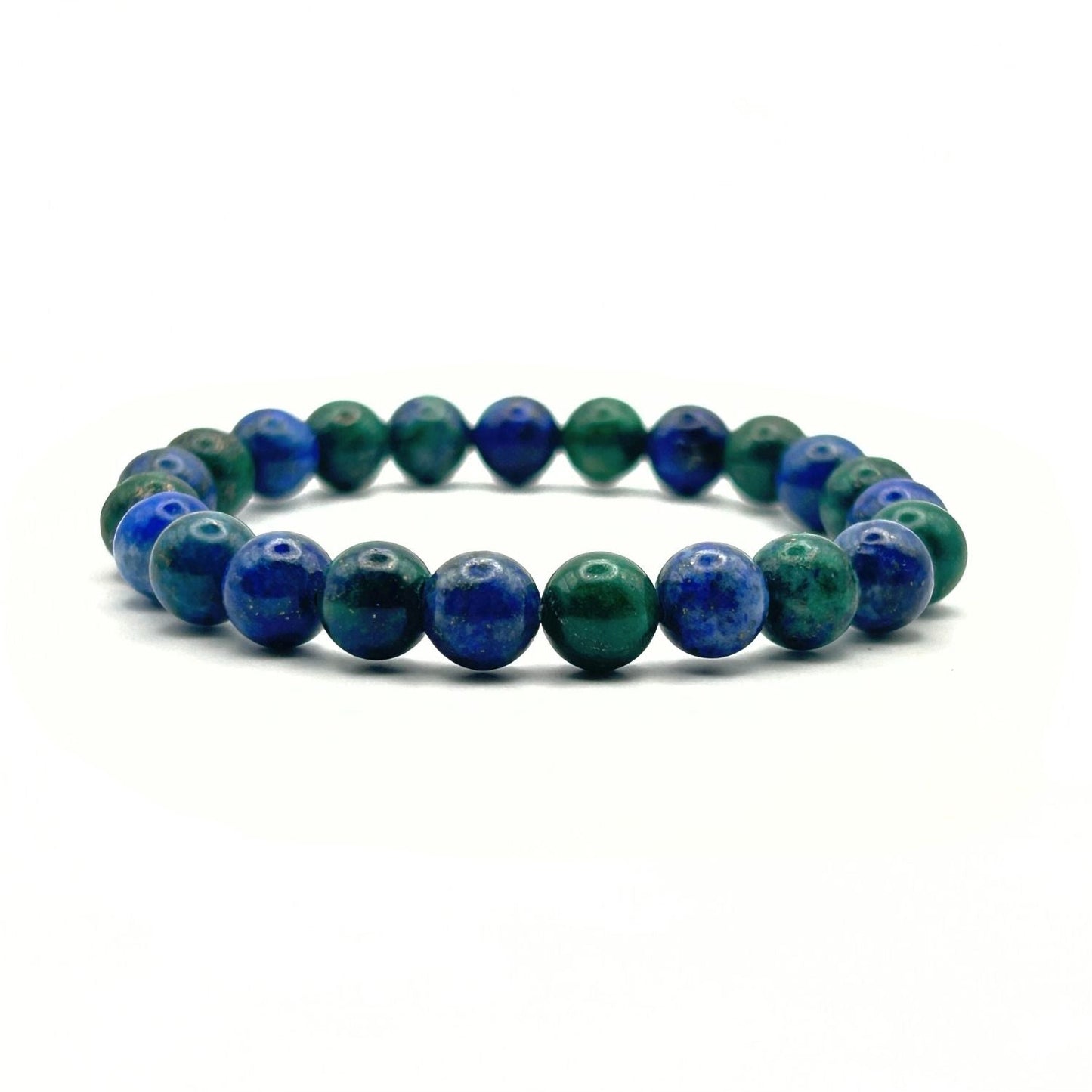 Bracelet 8mm - Azurite & Malachite