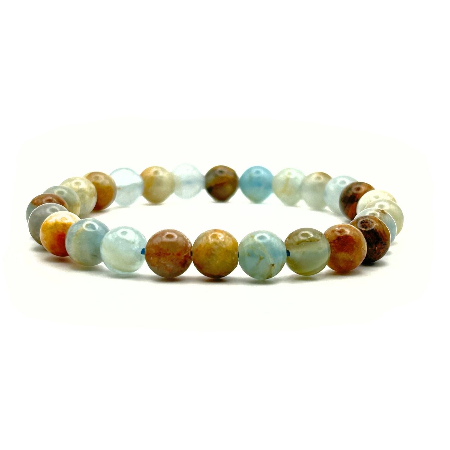 Bracelet 8mm - Calcite Bleue Mix AA