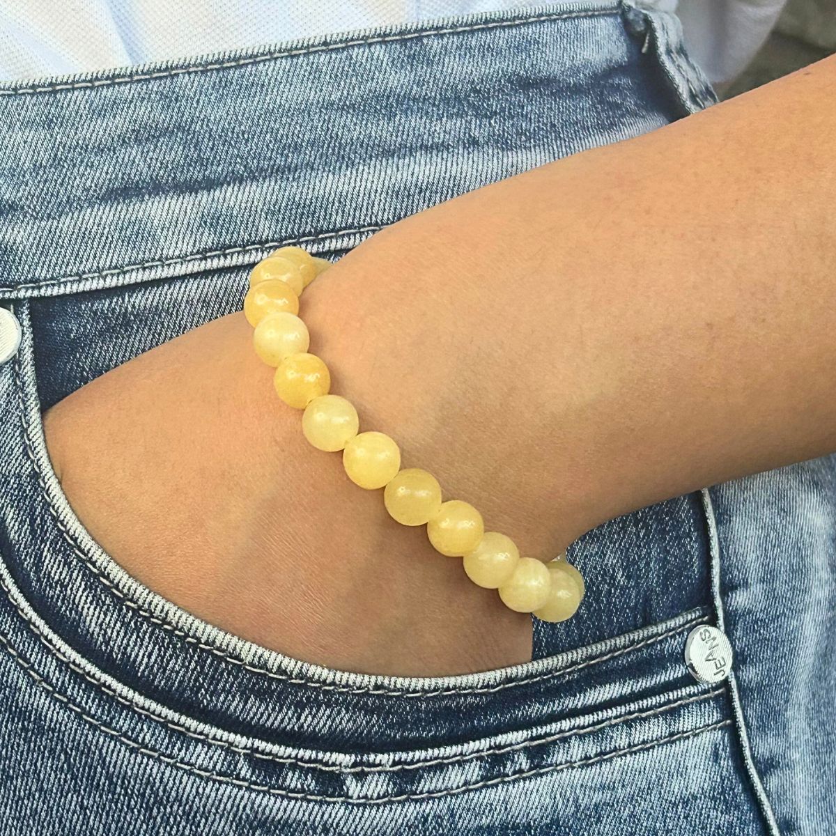 Bracelet 8mm - Calcite Orange