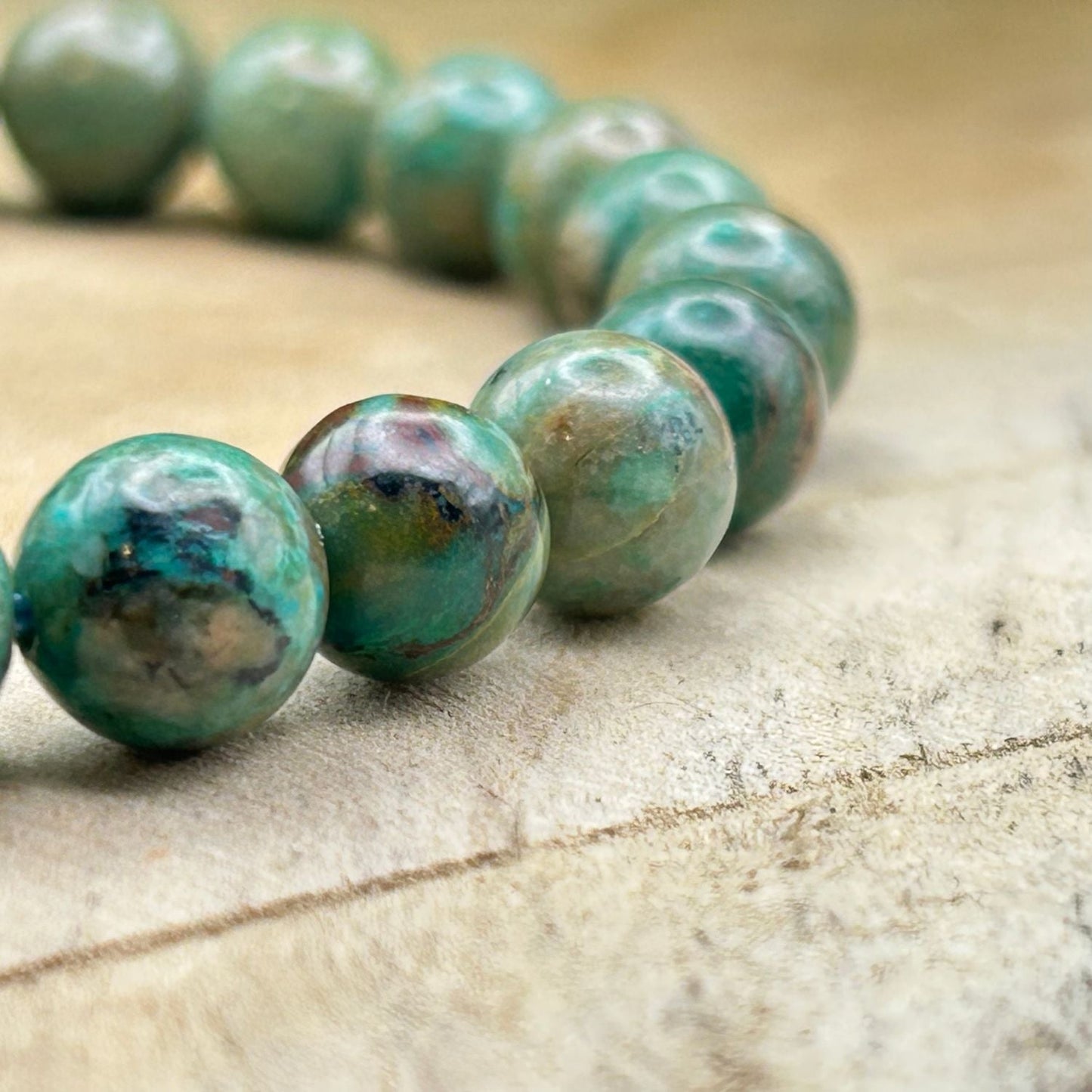 Bracelet 8mm - Chrysocolle AA