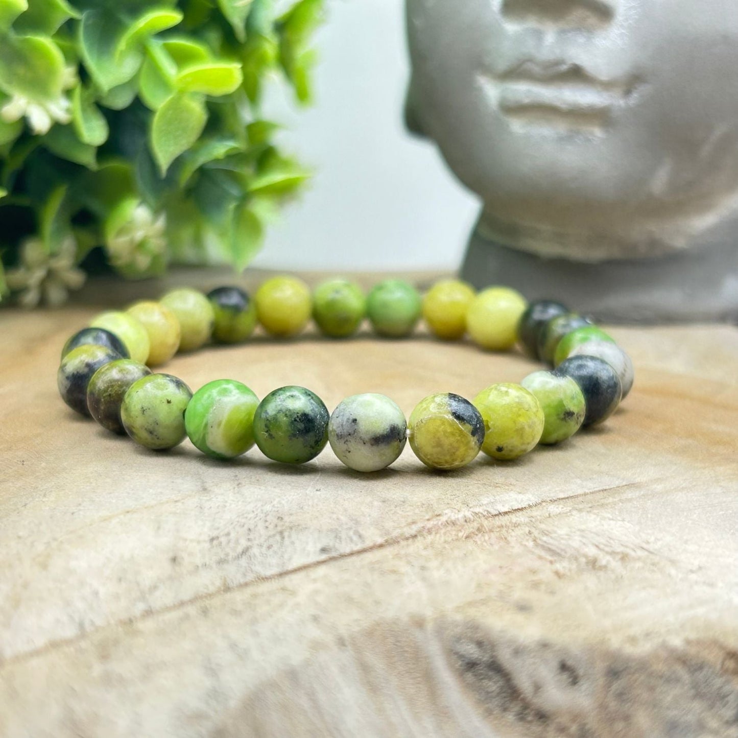 Bracelet 8mm - Chrysoprase Citron