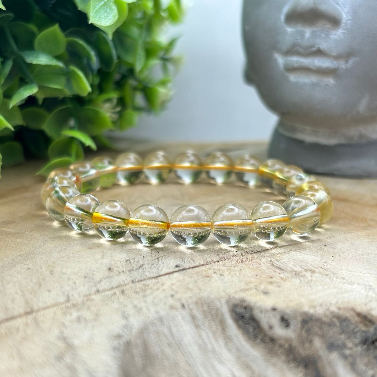 Bracelet 8mm - Citrine Naturelle AA