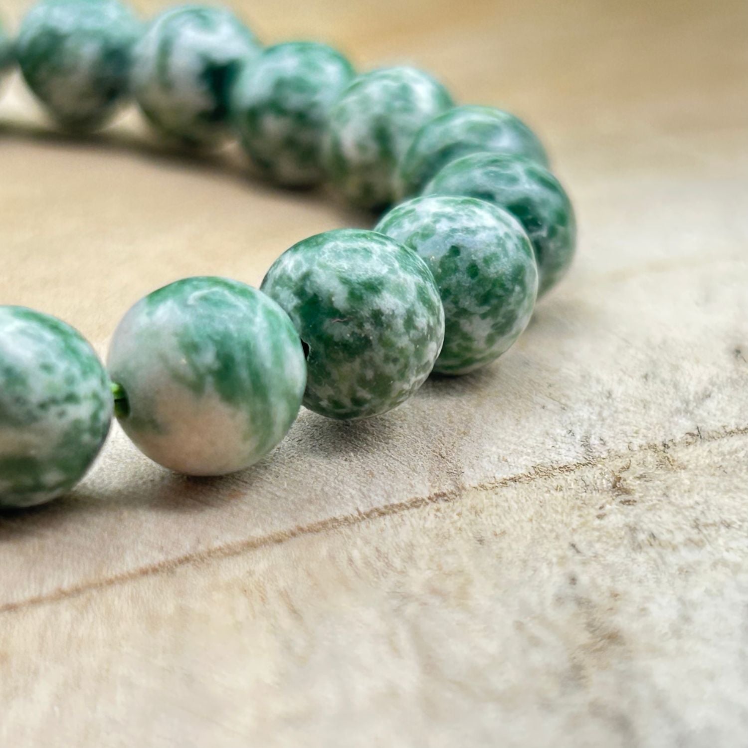 Bracelet 8mm - Jade Verte