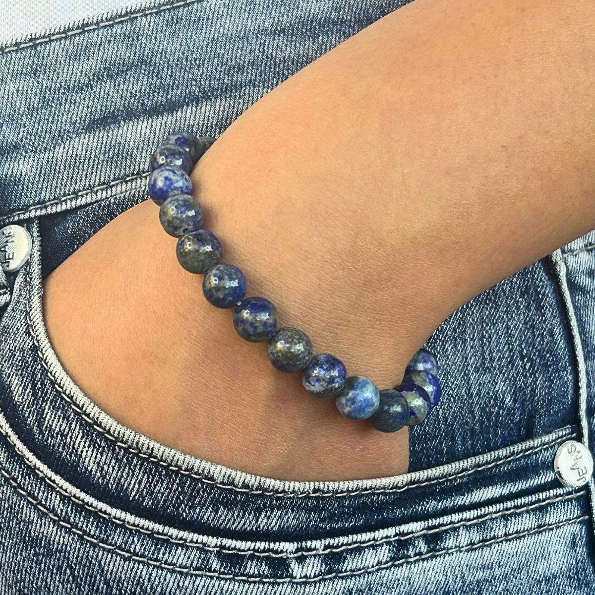 Bracelet 8mm - Lapis-Lazuli