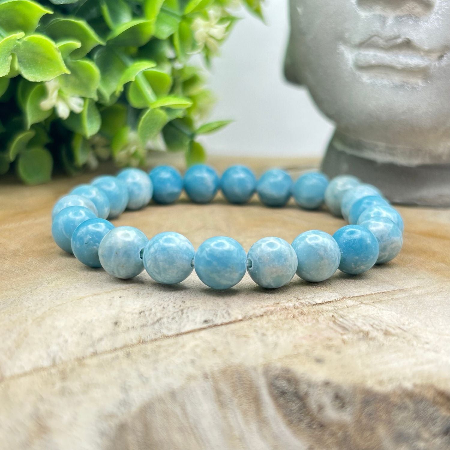 Bracelet 8mm - Larimar de Chine