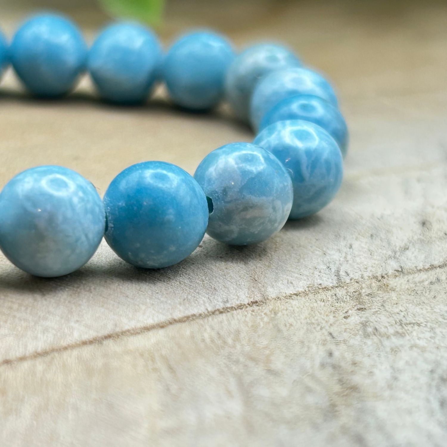 Bracelet 8mm - Larimar de Chine