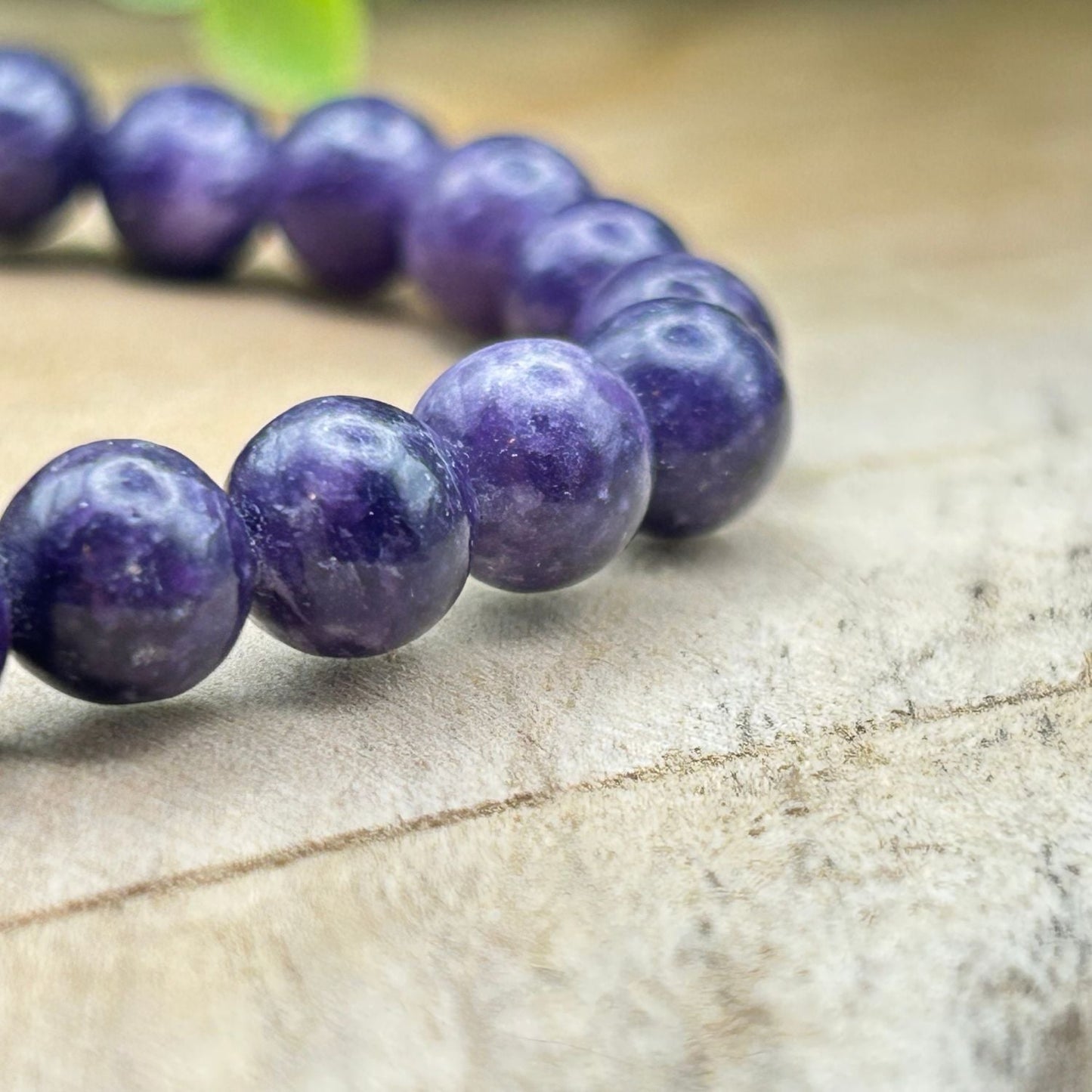 Bracelet 8mm - Lépidolite Dark