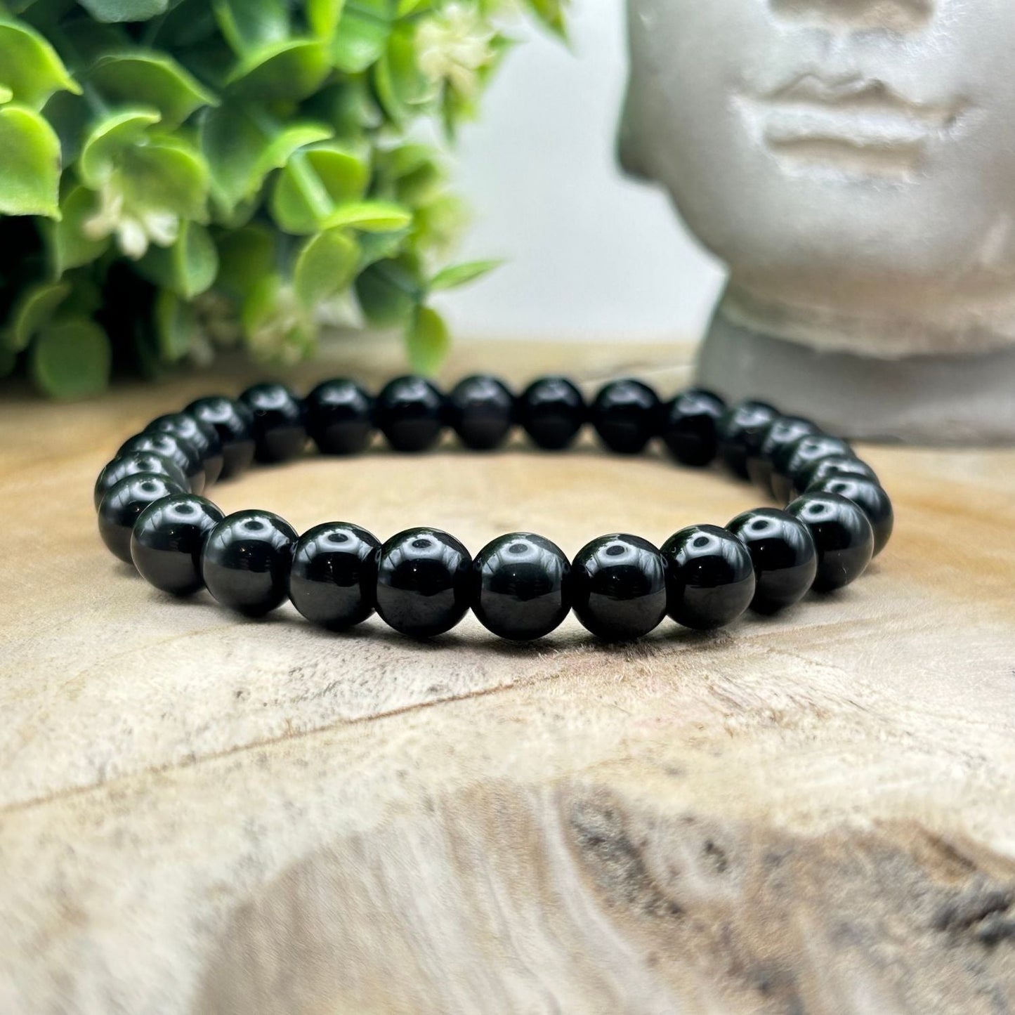 Bracelet 8mm - Obsidienne Œil Céleste