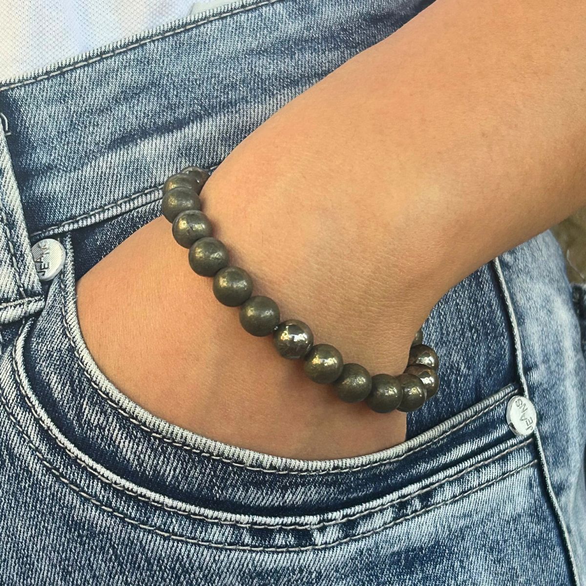 Bracelet 8mm - Pyrite