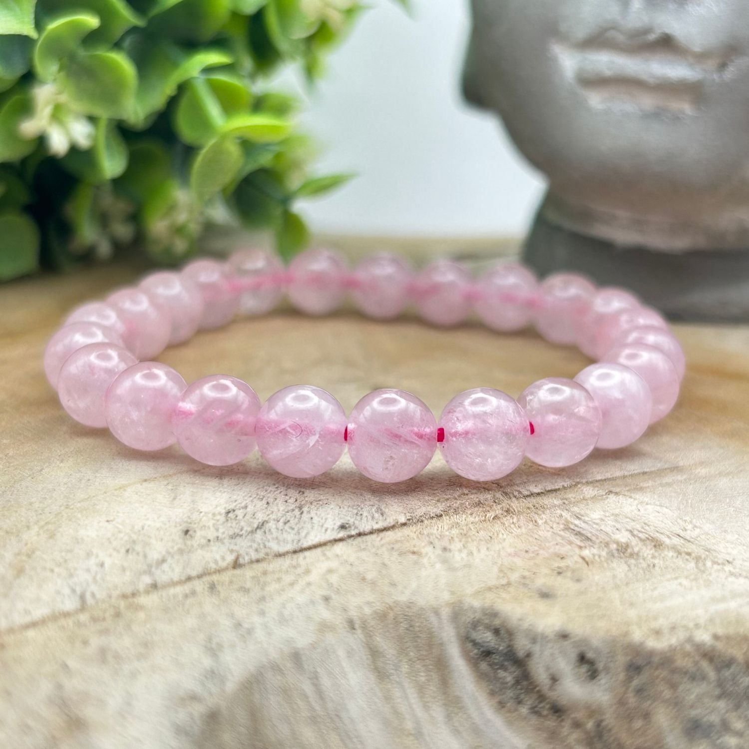 Bracelet 8mm - Quartz Rose